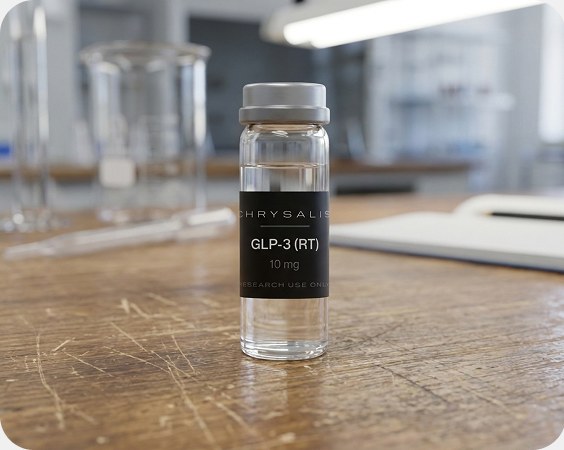 Customer photo of a GLP-3 (RT) vial in a lab